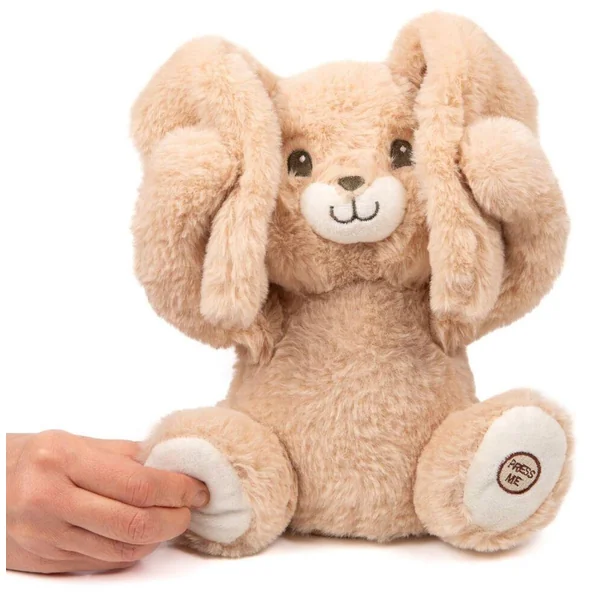 PELUCHE JUSTIN COUCOU CACHE AVEC OREILLES