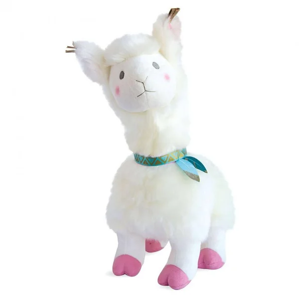 PELUCHE -LAMA BLANC GM 50CM