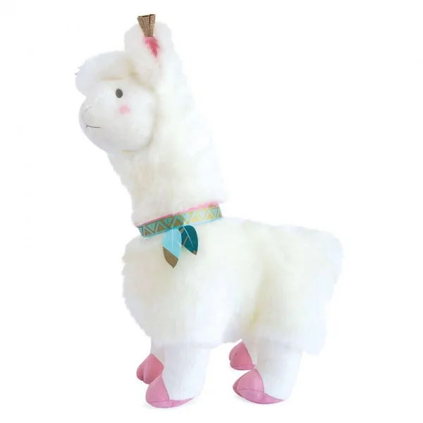 PELUCHE -LAMA BLANC GM 50CM