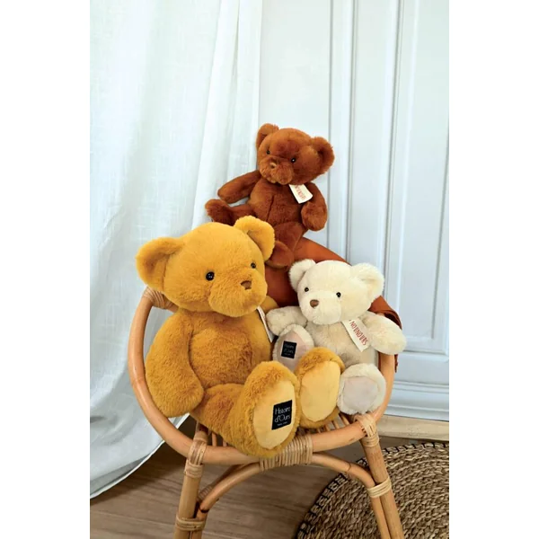 PELUCHE - LE NOUNOURS VANILLE - 28 CM
