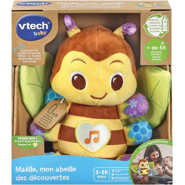 PELUCHE - MAËLLE MON ABEILLE DES DECOUVERTES