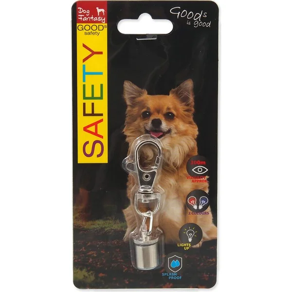 Pendentif Dog Fantasy lumineux en métal 1cm