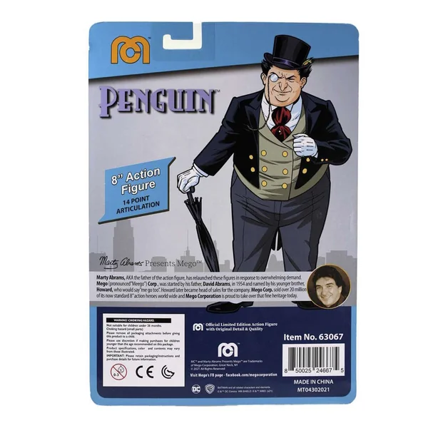 Penguin Retro figurine DC Comics Mego 20 cm