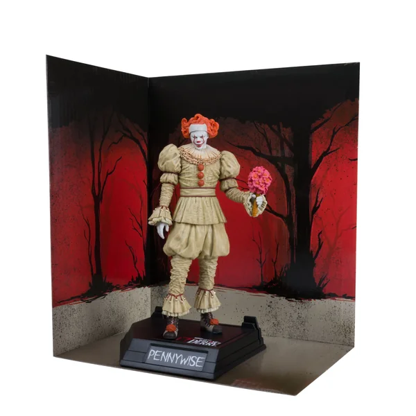 Pennywise (Flashback) statuette PVC Welcome to Derry Movie Maniacs McFarlane Toys 16 cm