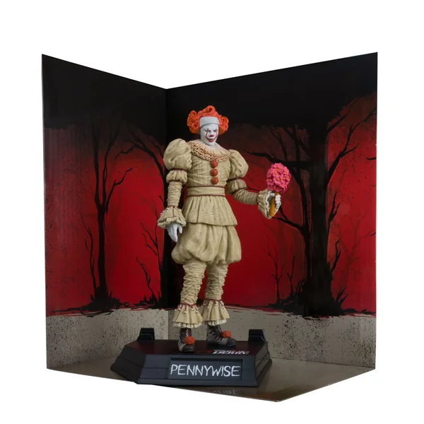 Pennywise (Flashback) statuette PVC Welcome to Derry Movie Maniacs McFarlane Toys 16 cm