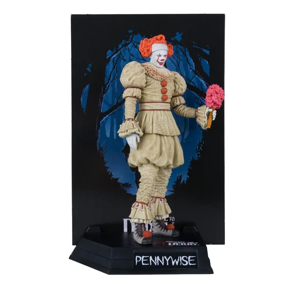 Pennywise (Flashback) statuette PVC Welcome to Derry Movie Maniacs McFarlane Toys 16 cm
