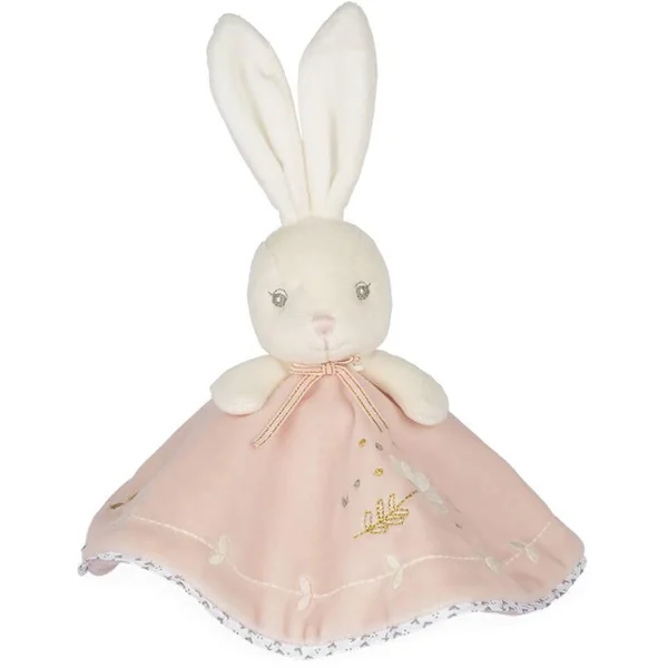 PERLE - DOUDOU ROND LAPINOU ROSE - 20CM