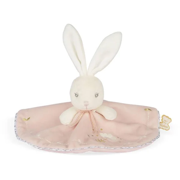 PERLE - DOUDOU ROND LAPINOU ROSE - 20CM