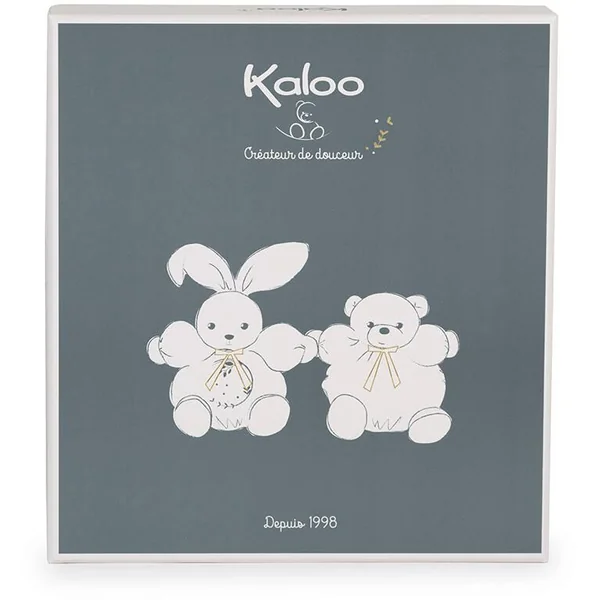 PERLE - DOUDOU ROND LAPINOU ROSE - 20CM