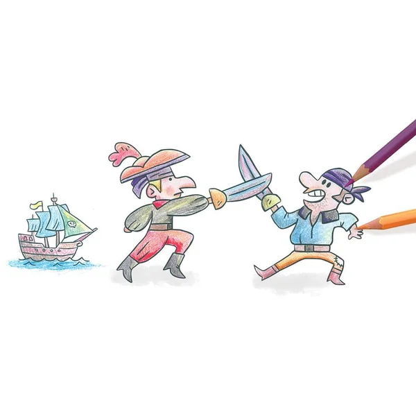 PERSONNAGES A TAMPONNER - LES PIRATES