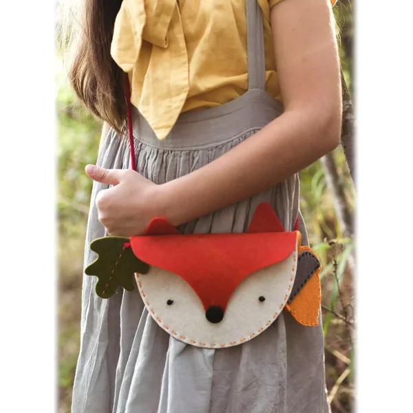 Petit Collage Coffret créatif Sac à main renard