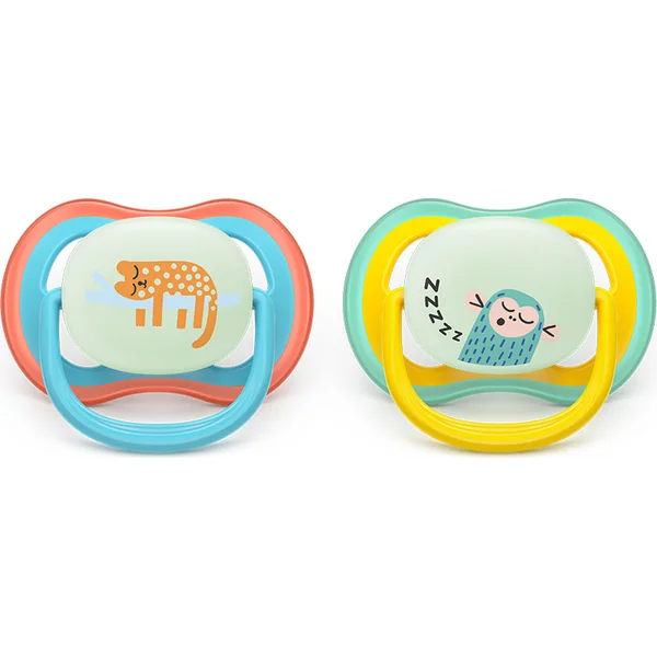 Philips Avent Sucette ultra air nuit 18+m 2 pcs