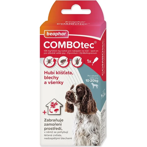 Pipette Beaphar Spot-on Combotec pour chiens M 10-20kg !