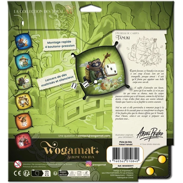 PISTE DE DES YOKAI CRAPAUD