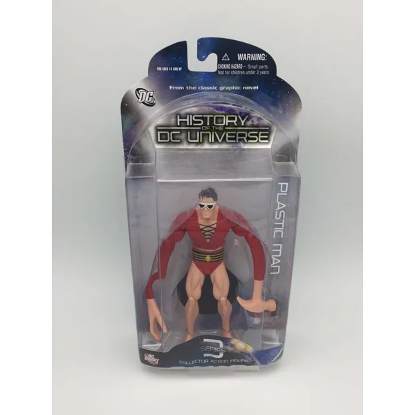 PLASTIC MAN FIGURINE ARTICULÉE HISTORY OF DC UNIVERSE SERIES 3 DC DIRECT