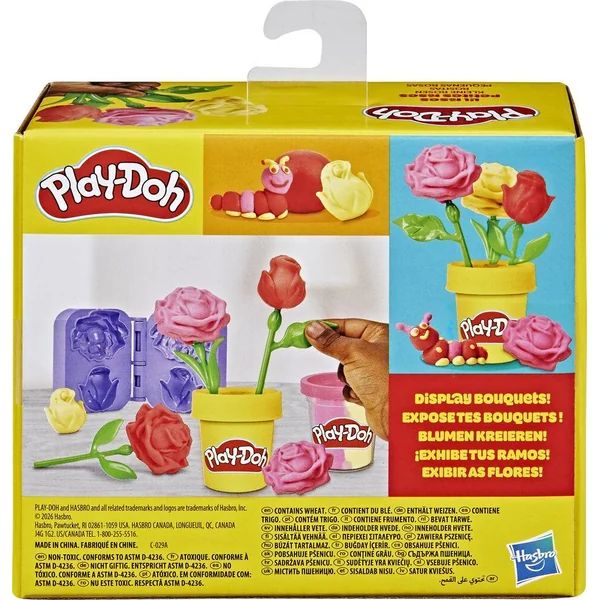 PLAY DOH - CREATION FLORALES - ROSES