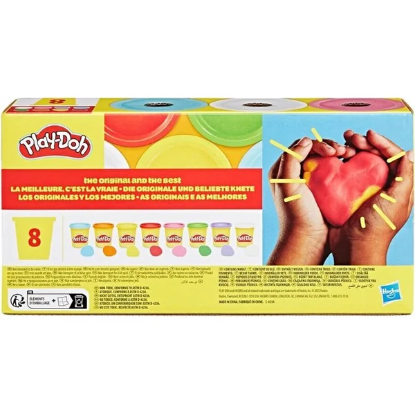 Play-Doh 8 pots V2, assortis