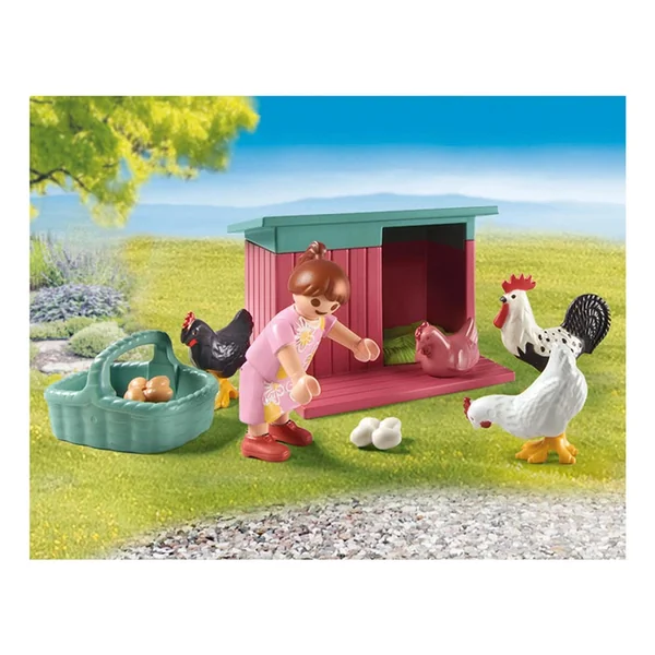 Playmobil My Life Little Chicken Farm In The Garden Of The Little House - 71510