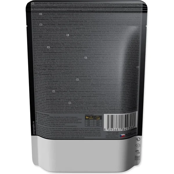 Pochette Prospera Plus Sterilized 1+, Bœuf, Citrouilles 85g