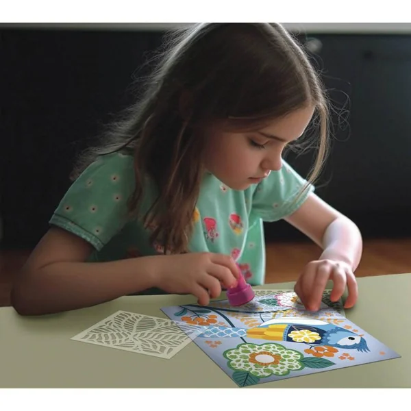 POCHOIRS MOTIFS - COULEURS DE LA JUNGLE