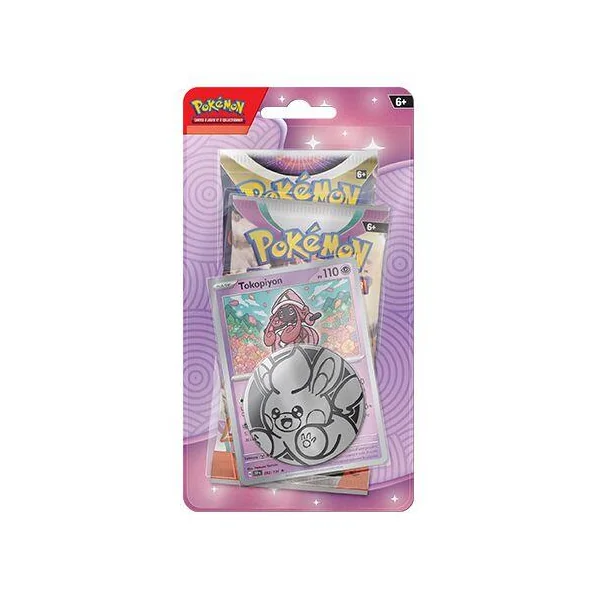 POKEMON : PACK 2 BOOSTERS AOUT 2025 1 CARTE PROMO