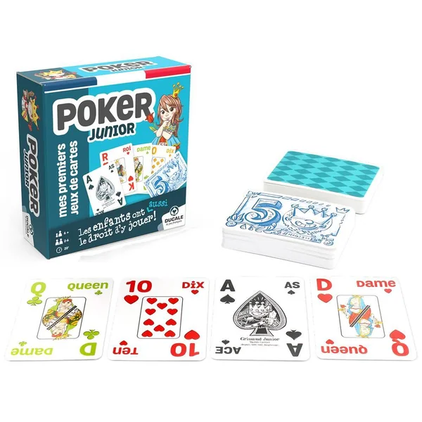 POKER JUNIOR - JEU DE 54 CARTES