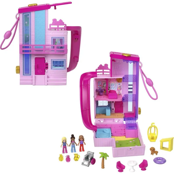 POLLY POCKET- COFFRET MAISON DE REVE BARBIE