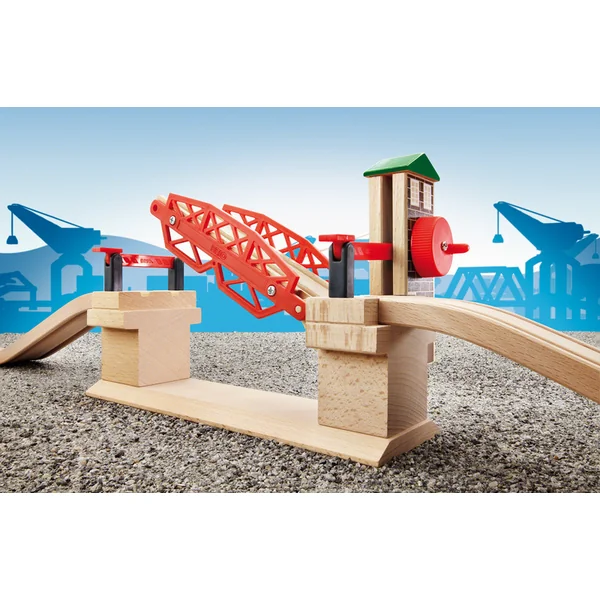 Pont ferroviaire Brio avec ascenseur