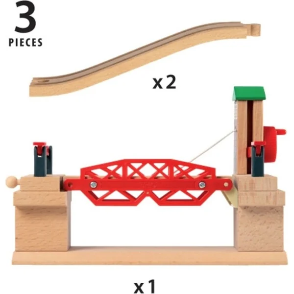 Pont ferroviaire Brio avec ascenseur