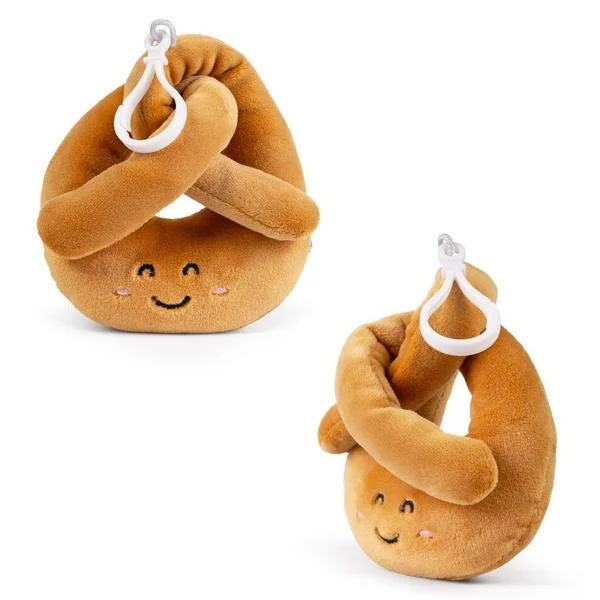 PORTE-CLES LITTLE LIVING NATURE CLIPS COFFEE SHOP ANIMAUX EN PELUCHE