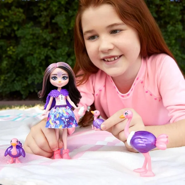 POUPEE OFELIA AUTRUCHE + AUTRUCHE - ENCHANTIMALS