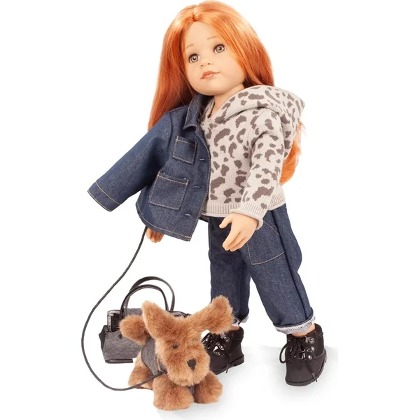 Poupée Götz Hannah et son chien Polly 50cm