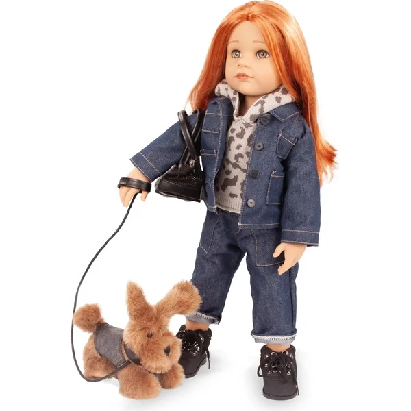 Poupée Götz Hannah et son chien Polly 50cm