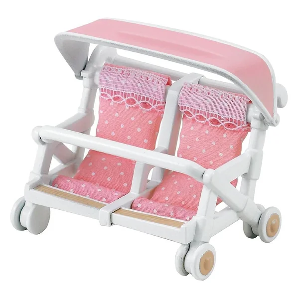 POUSSETTE DOUBLE - SYLVANIAN TOUT POUR BEBES