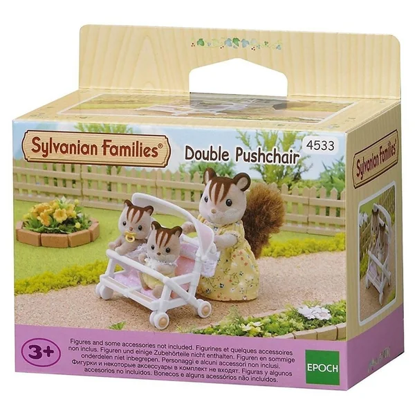 POUSSETTE DOUBLE - SYLVANIAN TOUT POUR BEBES