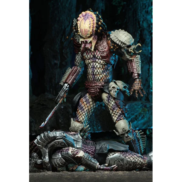 PREDATOR BAD BLOOD & ENFORCER PACK 2 FIGURINES ULTIMATE NECA 20 CM