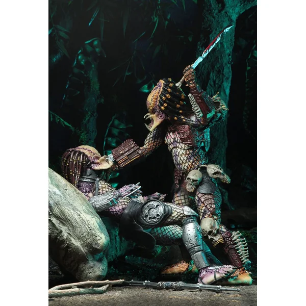 PREDATOR BAD BLOOD & ENFORCER PACK 2 FIGURINES ULTIMATE NECA 20 CM