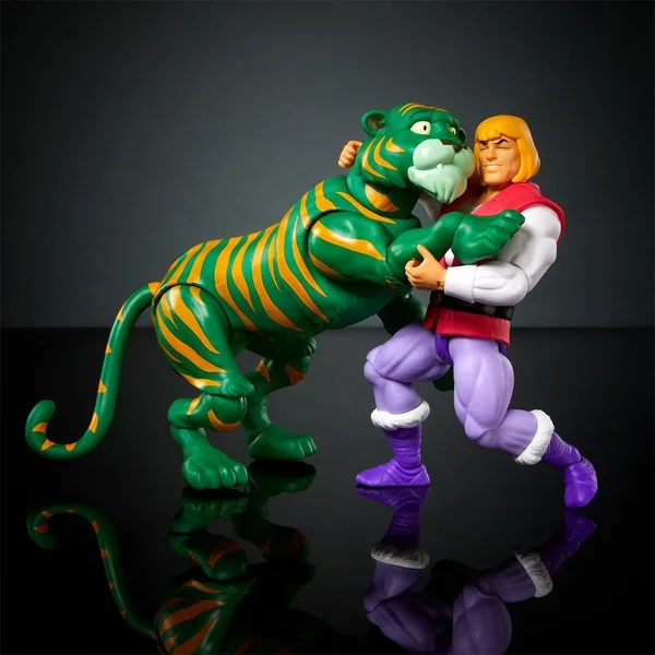 Prince Adam & Cringer pack 2 figurines Masters of the Universe Origins Cartoon Collection Mattel