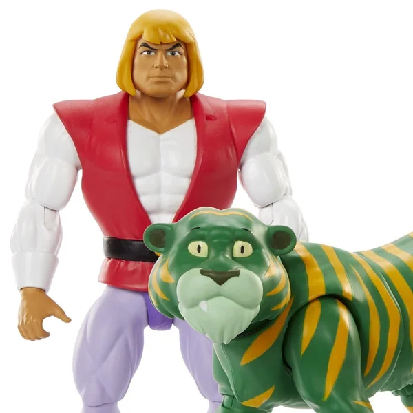 Prince Adam & Cringer pack 2 figurines Masters of the Universe Origins Cartoon Collection Mattel