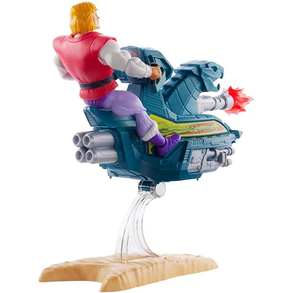 Prince Adam with Sky Sled figurine & vehicule Masters of the Universe Origins 14 cm