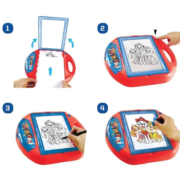 PROJECTEUR A DESSIN PAT’ PATROUILLE AVEC MODELES ET TAMPONS