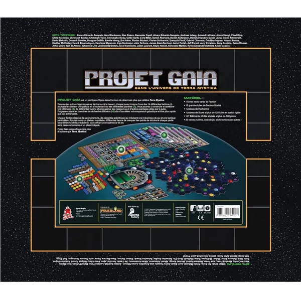 PROJET GAIA - JEU DE PLATEAU