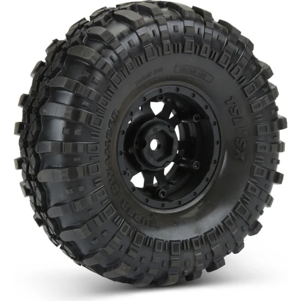 Pro-Line roue 1.9" Interco Super Swamper XL G8, jante Impulse H12 noir-argent (2)