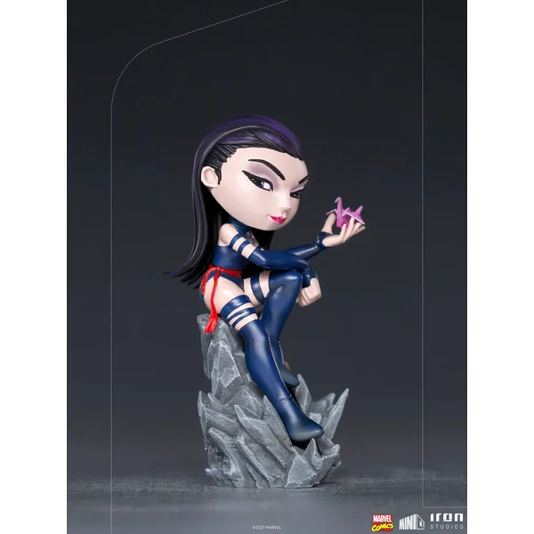 Psylocke X-Men figurine Marvel Comics Mini Co. PVC Deluxe Iron Studios 15 cm