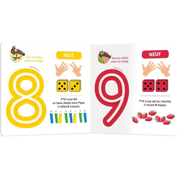 P'TIT LOUP - J'APPRENDS LES CHIFFRES