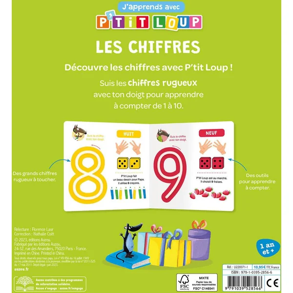 P'TIT LOUP - J'APPRENDS LES CHIFFRES
