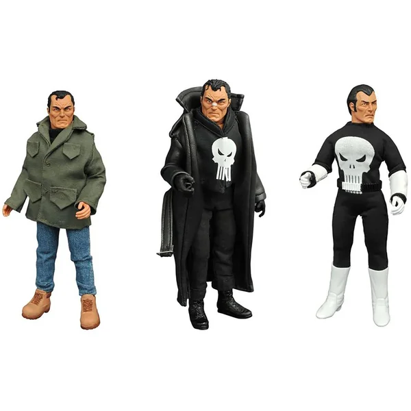 PUNISHER FIGURINE MARVEL RETRO SET COLLECTOR DIAMOND SELECT TOYS 20 CM