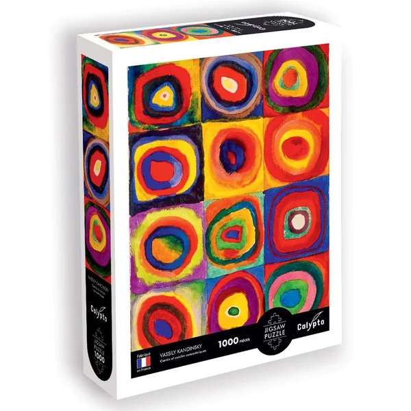 PUZZLE 1000 PIECES - CARRES ET CERCLES CONCENTRIQUES - VASSI