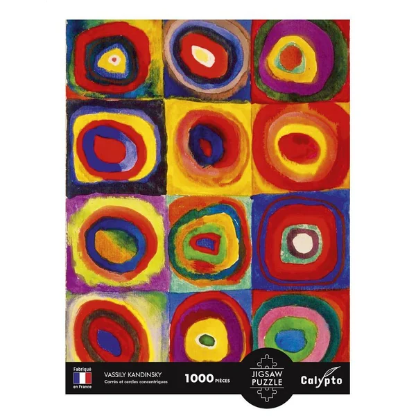 PUZZLE 1000 PIECES - CARRES ET CERCLES CONCENTRIQUES - VASSI