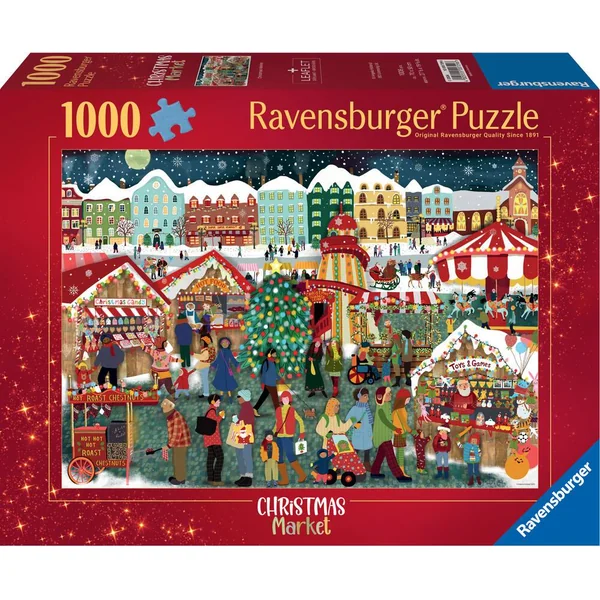 PUZZLE 1000 PIECES - LE MARCHE DE NOEL